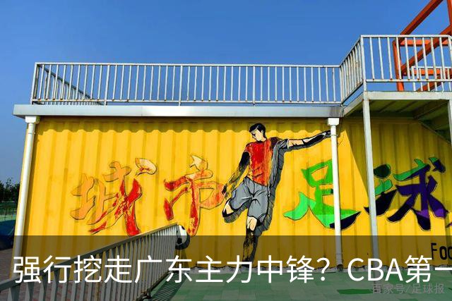 强行挖走广东主力中锋？CBA第一黑马重拳出击，没朱芳雨真不行！